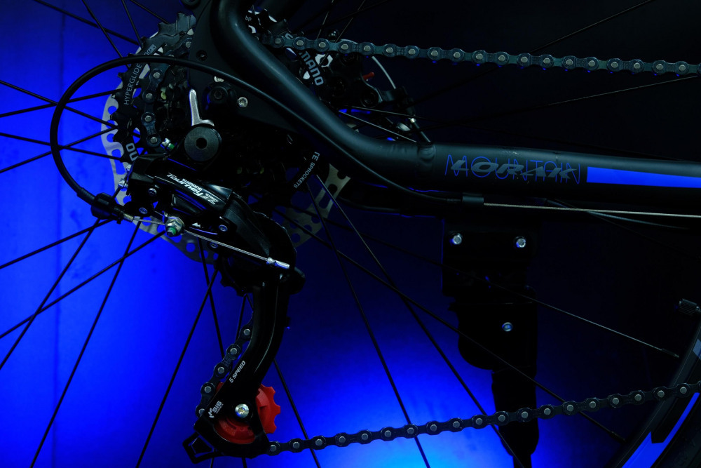 LORAK M-07 Prom Матовый Чёрный/Синий 17р (на рост 155-173)