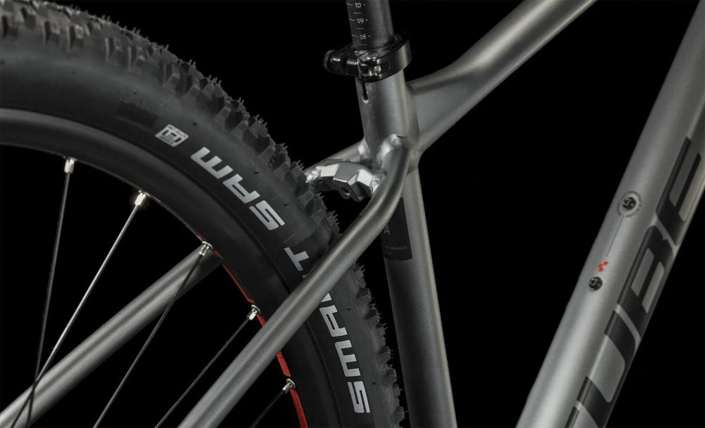 CUBE Aim EX 29 2024 Серый/Красный рама 20 (на рост 175-185)