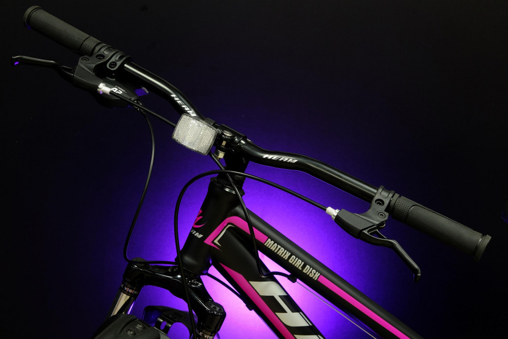 HEAM MATRIX 26 GIRL DISK Матовый Чёрный/Розовый рама 19 (на рост 171-182)