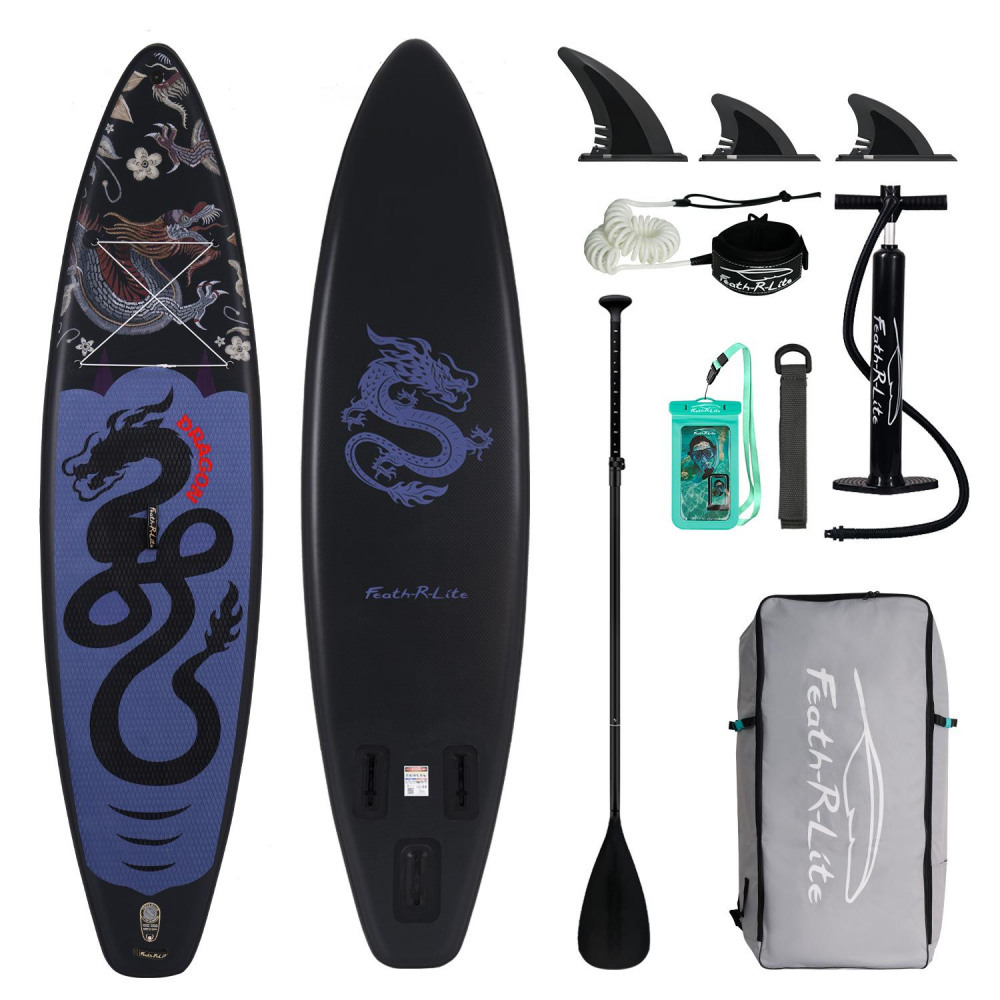 Сапборд SUPFR17U (350*84*15) чёрный, код 78907